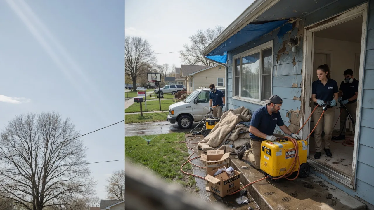 Basement Flood Cleanup in Mechanicsburg, OH near me